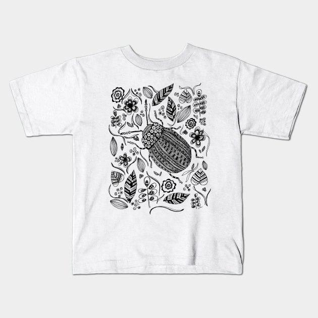 Beetle Kids T-Shirt by LauraKatMax